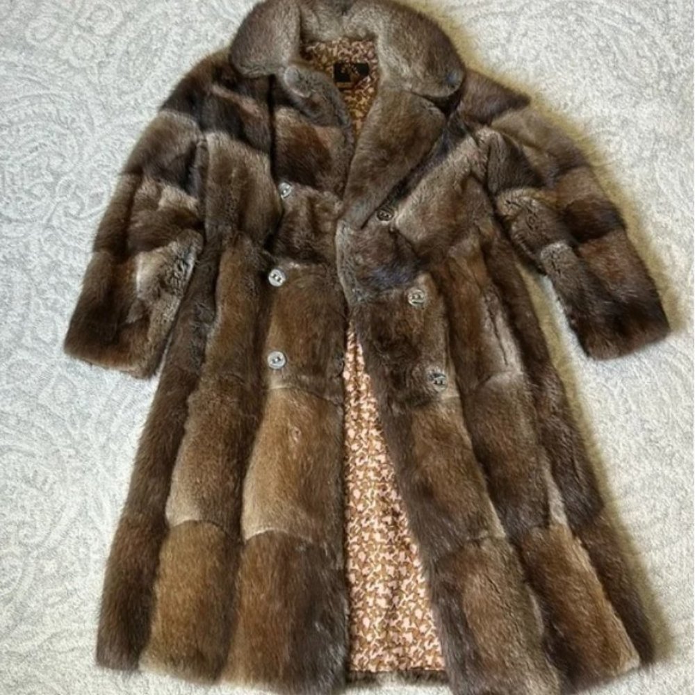 Luxurious Brown Fur Coat